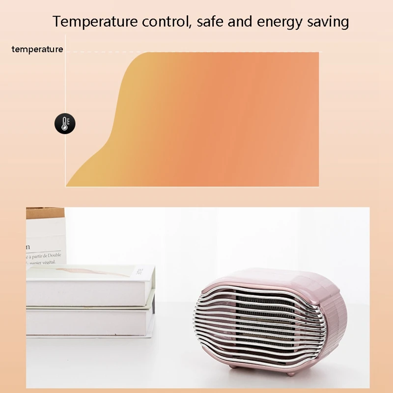 

Portable Mini Heater Personal Heater Desktop Heater for Desk Office Table Indoors(EU Plug)