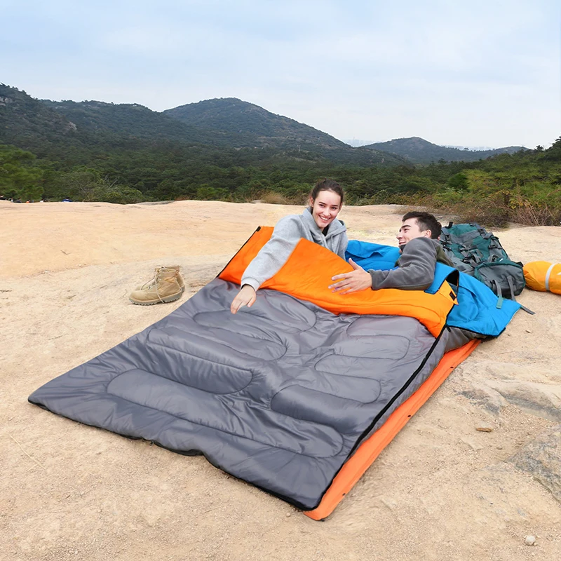 BSWolf сверхлегкий спальный мешок для кемпинга водонепроницаемый теплый двойной