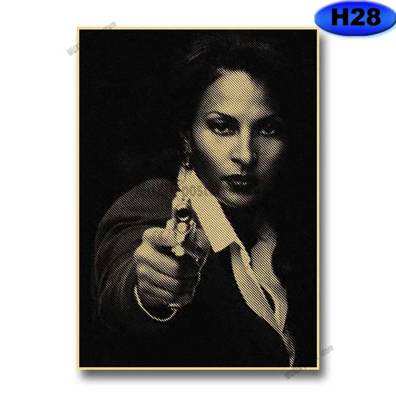 Постеры из крафт-бумаги в стиле ретро постеры с классическими персонажами