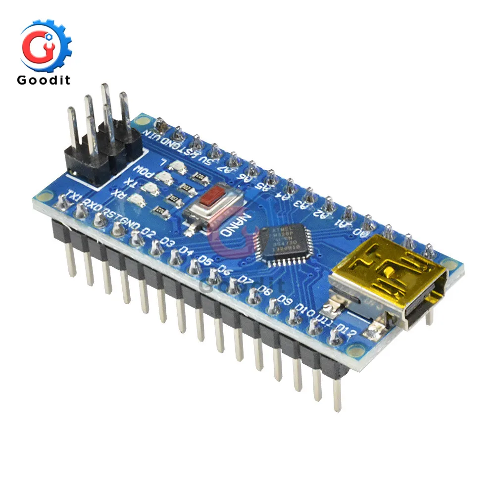 Плата контроллера Mini USB CH340 Nano v3.0 3 0 ATmega328P совместимая с Arduino драйвер V3.0 ATmega328 -