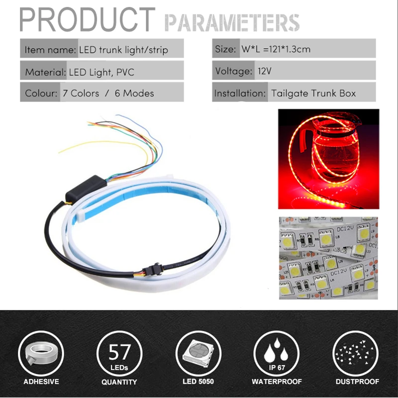 Поток 12V автомобиль стробоскопов светодиодный светильник лампы день беговые