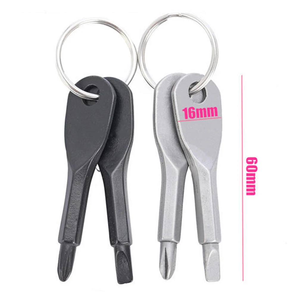 2 шт. отвертка для ремонта портативный набор инструментов в форме ключа прямые