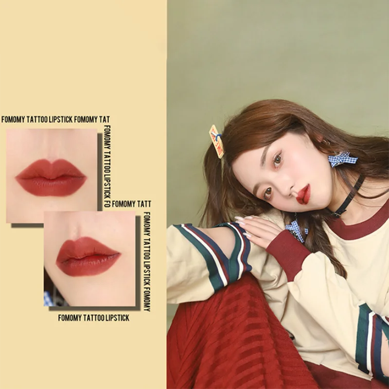 

20 Pcs/ Box Cotton Swab Lip Gloss Portable Long Lasting Matte Liquid Lipstick Cigarette Case Set Waterproof Cosmetics New