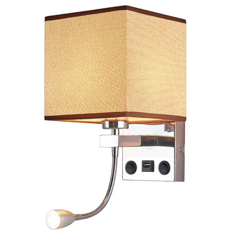 Современный светодиодный для помещений настенный светильник прикроватная