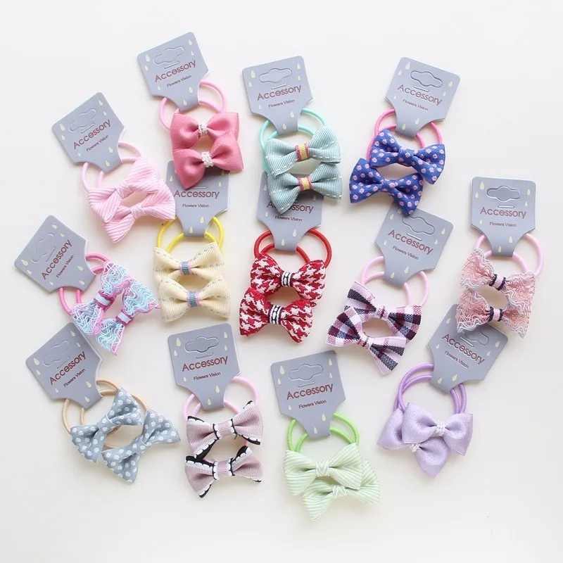 2 шт. новые универсальные коричневые решетки бант Принцесса Дети эластичные