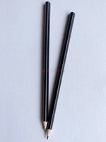 5pcs 17 6cm black triangle sharpened pencil