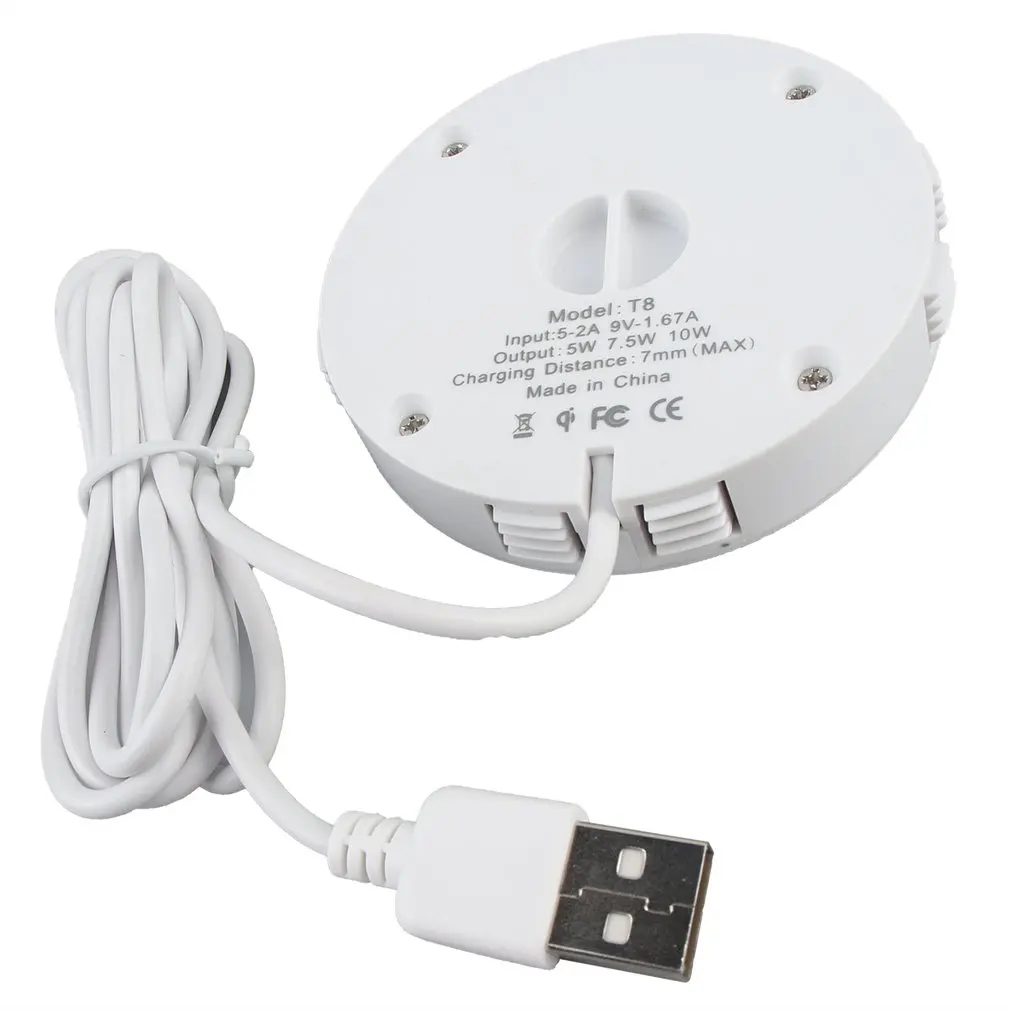 Быстрое беспроводное зарядное устройство Qi невидимая настольная мебель стол