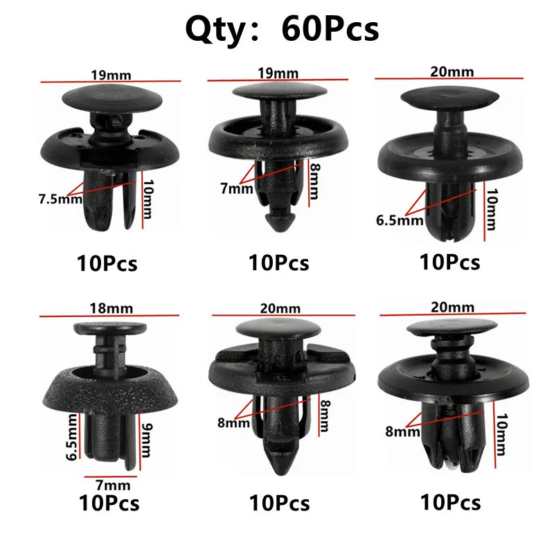 

Автомобильный бампер, крыло, база, дверная крышка, крыша, отделка, багажник, колесная арка, винтовой зажим, 10 мм, 7 мм, 6 мм, 5 мм, 9 мм, 8 мм, отверст...