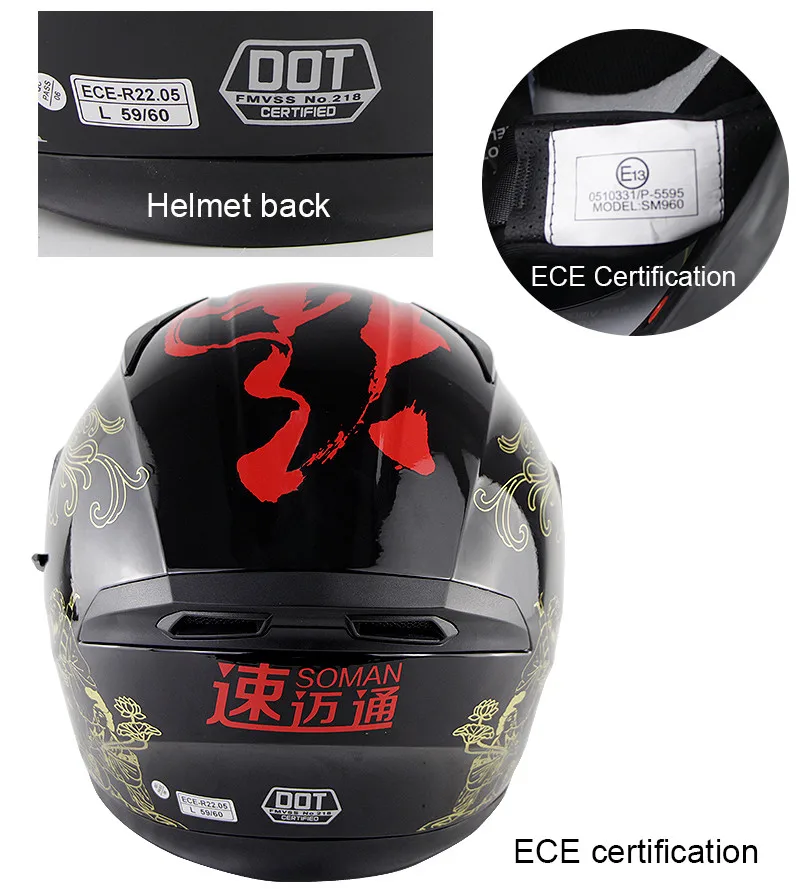 Soman полный шлем мотоциклетный ECE руля флип поддержка шлем мото байк Cascos Para Motos Capacete Racing Healmet Abs