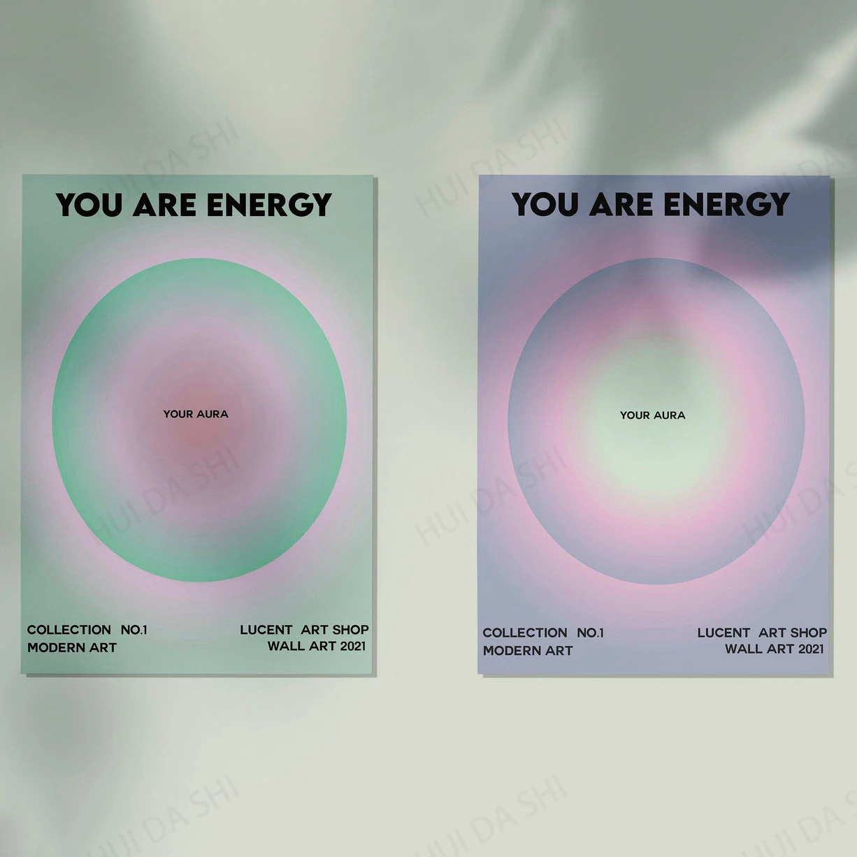 Плакат с надписью You are Energy Your Aura I для печати и на холсте|Рисование каллиграфия| |