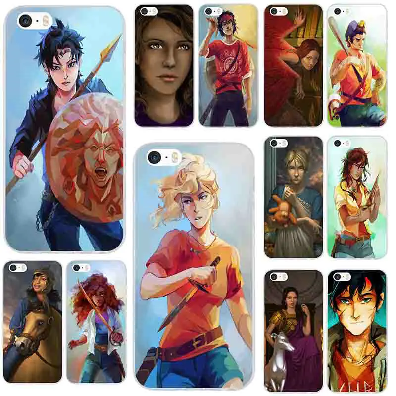 Мягкие силиконовые чехлы для мобильных телефонов из ТПУ Percy Jackson Heroes iPhone X XR XS Max 10 8