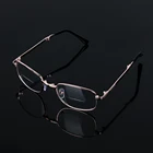 Металлические складные очки для чтения, очки для дальнозоркости, прогрессивные многофокальные линзы, очки для ухода за здоровьем, очки + 1,00  + 4,00 градусов