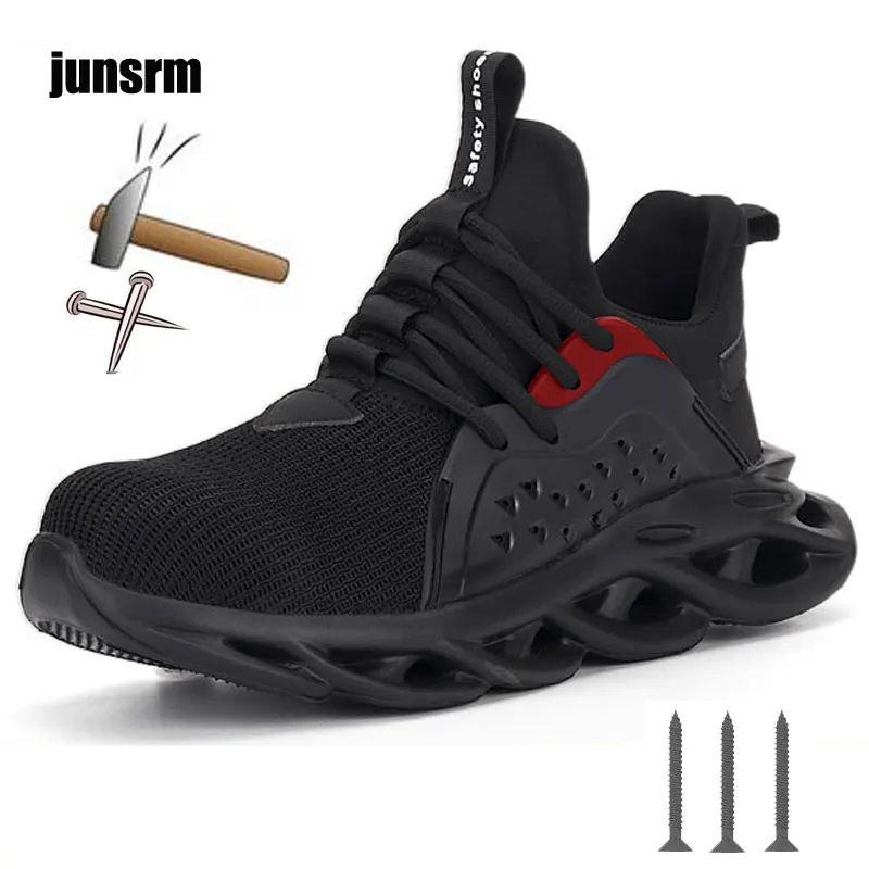 

Lightweight safety shoes, breathable and comfortable, anti-smashing and anti-puncture, toe protection Outdoor work shoes