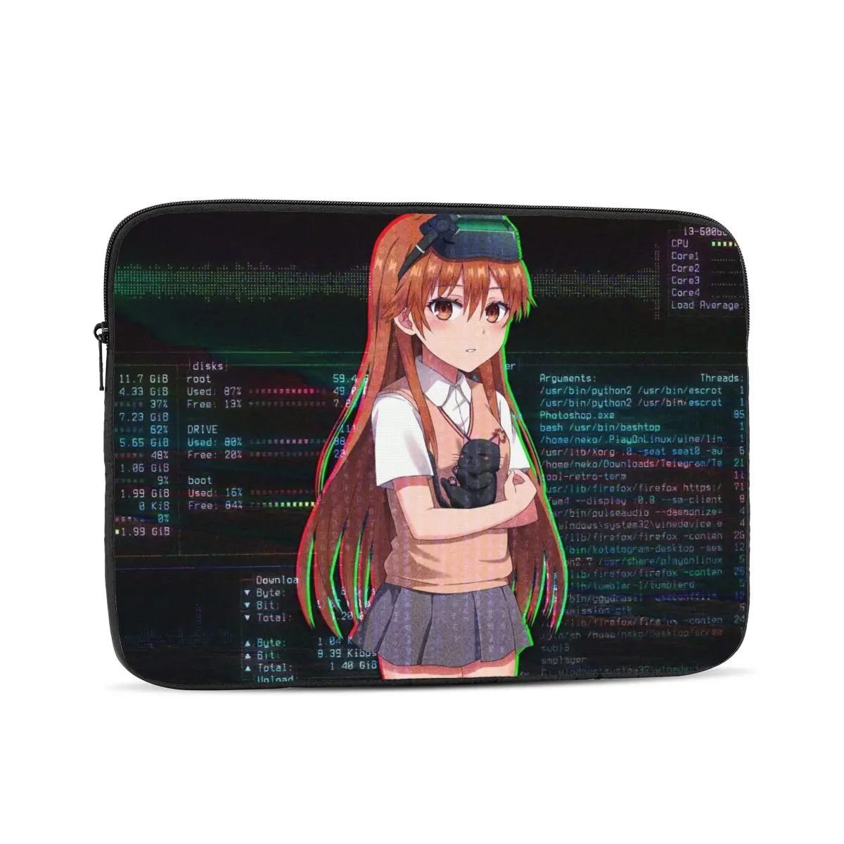 Чехол для ноутбука Mikoto Misaka Linux Case17 15 13 12 10 дюймов | Компьютеры и офис