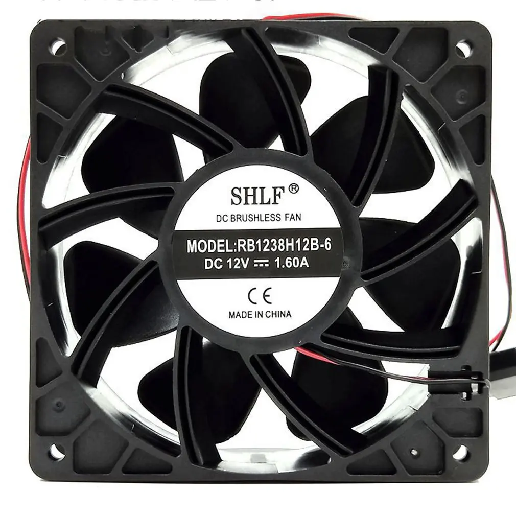 

12V 1.6A Double Ball Bearing 14.5CFM Large Air Volume High Temperature Resistance Industrial Cooling Fan