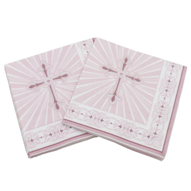 20pcs/lot Italy &quotprima comuhiohe&quot Paper Napkins for Communion Party cute festival party Decor&ampSupplies | Дом и сад