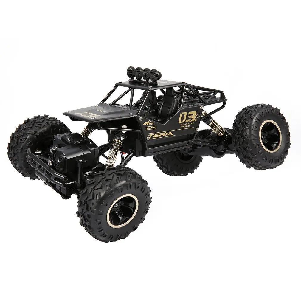 1/16 2 4 GHz сплав корпус Rock Crawler 4WD двойные двигатели внедорожный пульт
