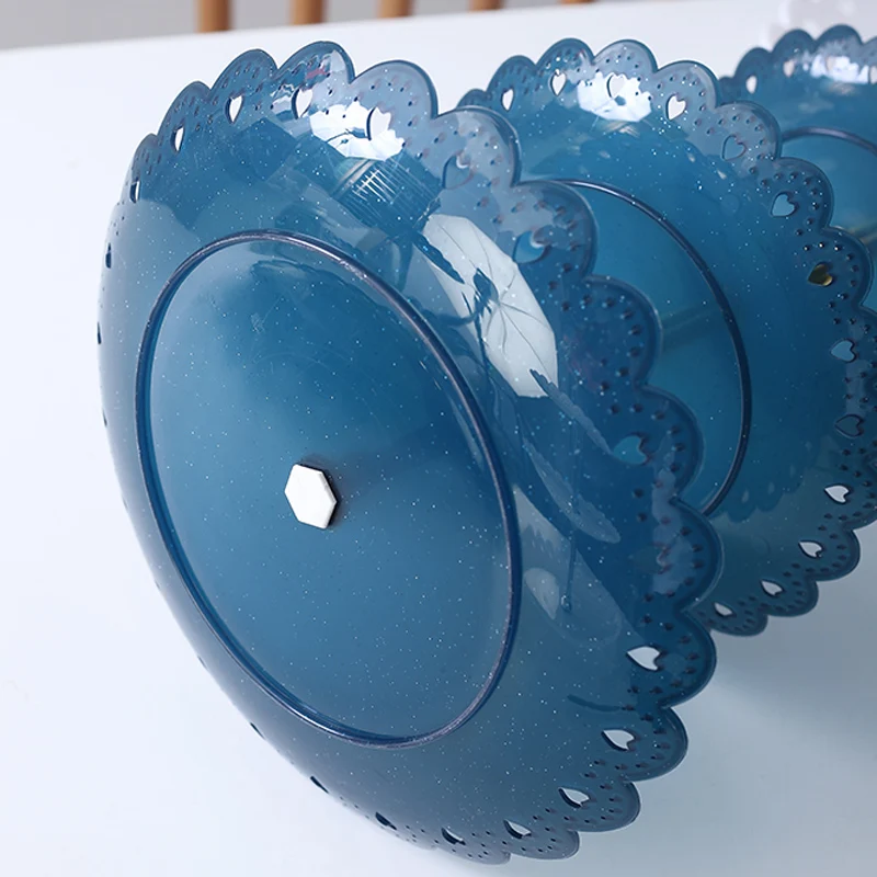 RUX мастерской 3 яруса кружевных подставка для свадебного торта пластины Стиль