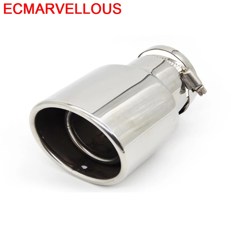 

Escapamento Carro Cola De Echapement Voiture Tail Throat Escape Coche Terminale Scarico Auto Exhaust Tip Universal Car Muffler