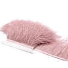 Лента для украшения платья, страусиные перья, 10-15 см, из страусовых перьев