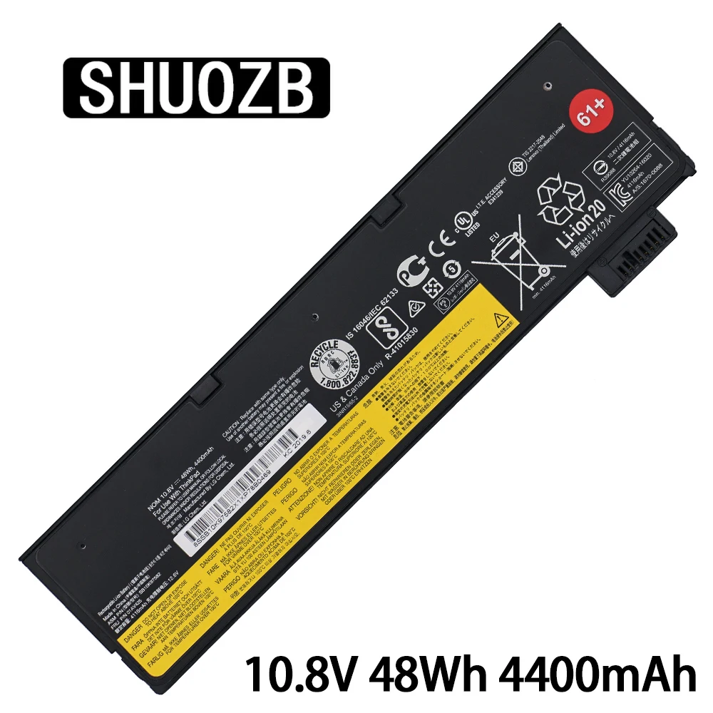 Аккумулятор для ноутбука Lenovo ThinkPad T470 T480 T570 T580 P51S P52S 01AV427 01AV423 01AV425 SB10K97580 61 + 10 8 В 48