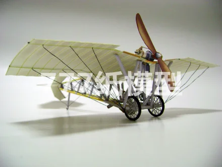 1:25 1:18 французская девушка-номер желтая винтажная модель самолета из бумаги