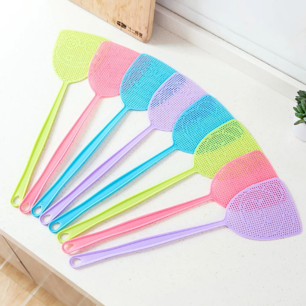 Cartoon Fly Swatter Kitchen Killer Home Outdoor Swatters Handheld Bug for Flies Insect Trap Mosquito Pest Control | Дом и сад