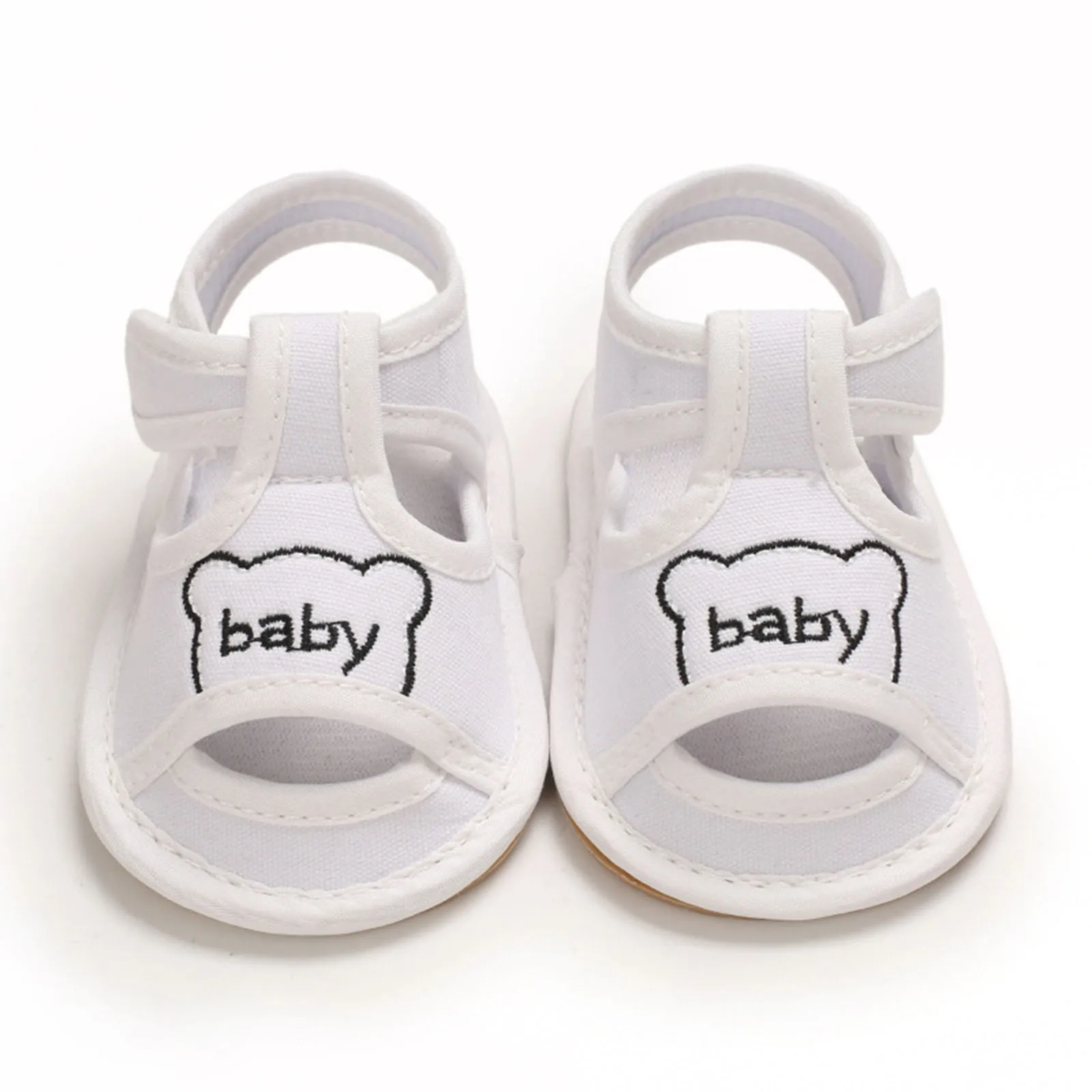 

ISHOWTIENDA Toddler Kids Baby Boys Girls Bear Pattern Rubber Non-slip First Walking Shoes Lovely