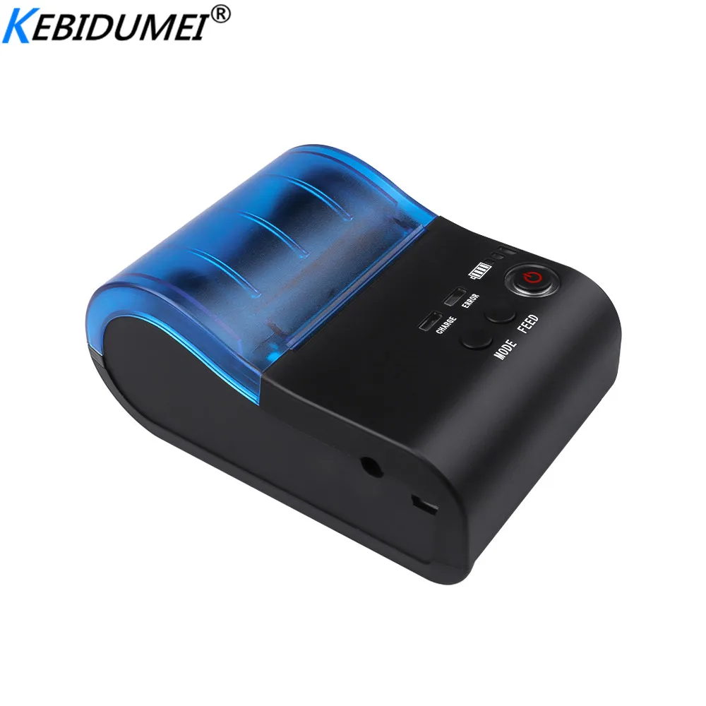 Портативный мини термопринтер Kebidumei телефон Bluetooth товары бирка для одежды ценная