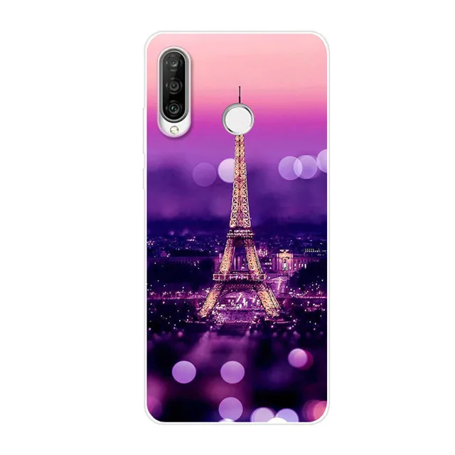 Для huawei P30 Lite чехол силиконовый мягкий ТПУ задняя крышка для Funda huawei P30 Lite чехол 6,15 ''P30Lite P 30 Lite крышка Мода - Цвет: 44