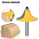 Фреза по дереву с хвостовиком 8 мм, резьба по дереву, фреза для отделки кромки фреза с прямым концом, триммер, очистка, утапливание, фреза, 1 шт.