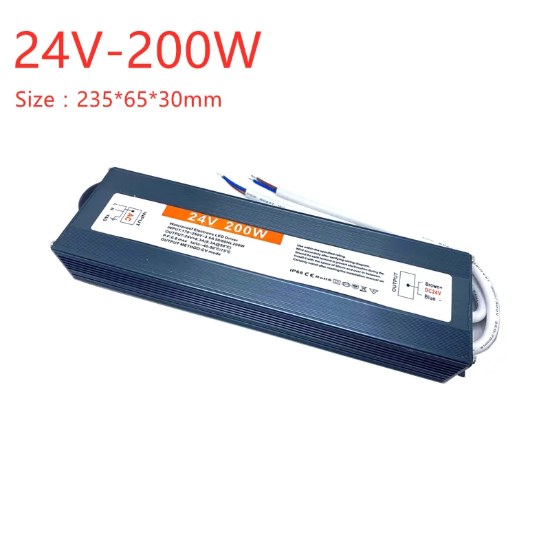 Питание 24В преобразователь переменного тока 220V DC/DC 24V Вольт 100W 150W 200W 250W 300W 350W 400W
