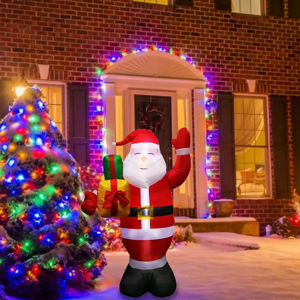 

1.5m Inflatable Santa Claus Outdoors Christmas Decorations for Home Yard Garden Decoration Merry Christmas Welcome