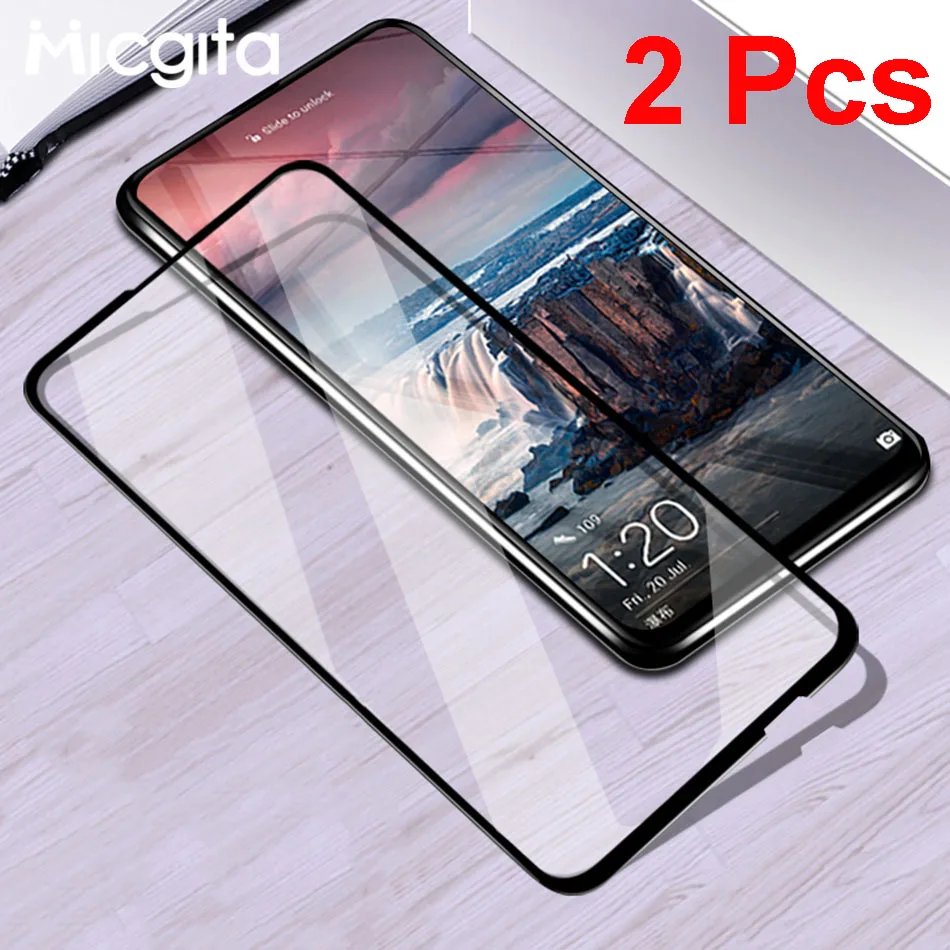 2 шт. закаленное стекло для Huawei Y9 Prime Y5 2019 Y7 Y6 2018 P Smart Z защита экрана стеклянная