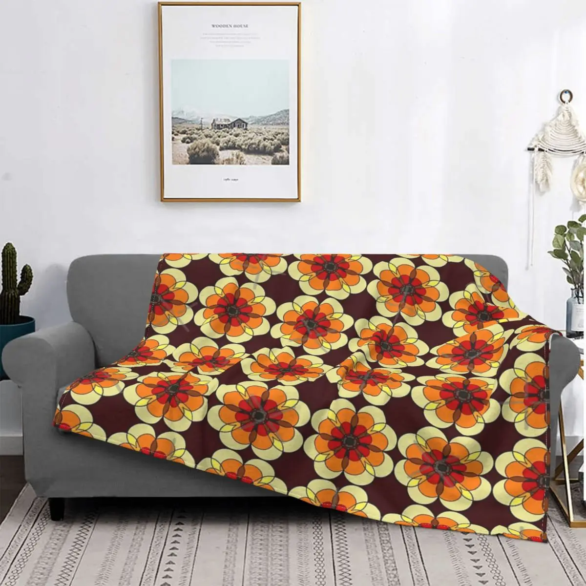 

Manta CALENDULA Retro, para cama colcha, alfombra a cuadros para sofra, manta de muselina, ropa de cama y fundas