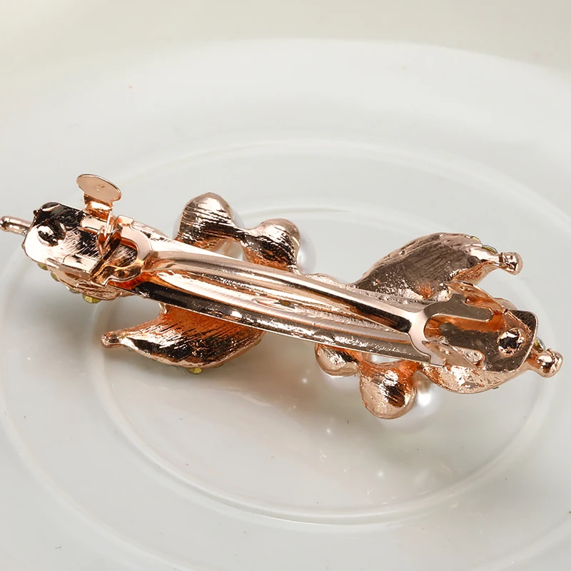 Модная женская жемчужная заколка для волос заколки со стразами разноцветные