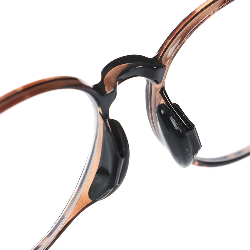 

10Pair Glasses Nose Pads Adhesive Silicone Nose Pads Non-slip Clear, Black Thin Nosepads For Glasses Eyeglasses Sunglasses