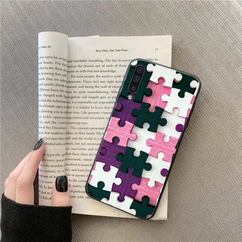 

Puzzle games pattern Phone Case For Samsung galaxy A S note 10 7 8 9 20 30 31 40 50 51 70 71 21 s ultra plus