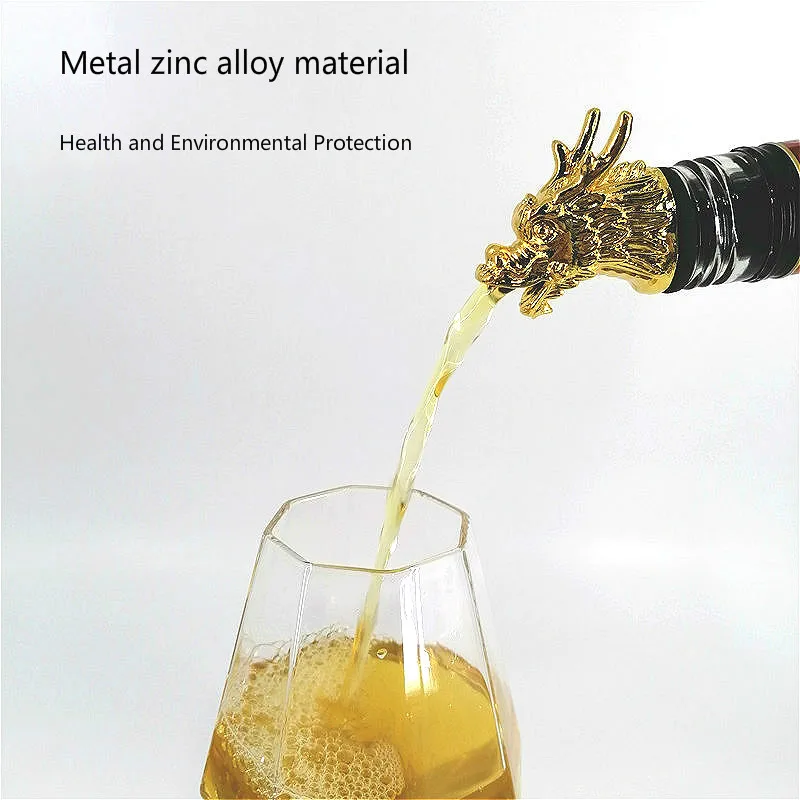 Китайская культура знаки зодиака винный рот носики из цинкового сплава голова