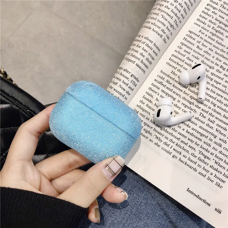 Оригинальный чехол для беспроводных Bluetooth наушников Apple Airpods 1 2, цветной конфетный дизайн i12 AirPods, новый жесткий ПК красивый чехол.