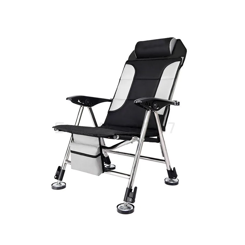 

Многофункциональное рыболовное кресло светильник складной рыболовный стул для дикой рыбалки, новая утолщенная рыболовная стул