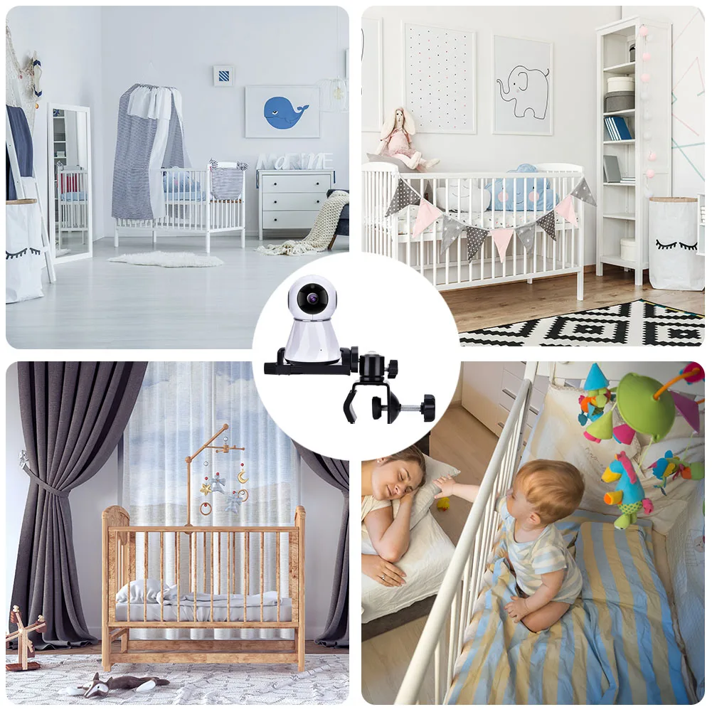Puseky baby monitor Mount вращающийся на 360 градусов стабильный кронштейн для крепления камеры baby monitor Стабилизатор камеры черный