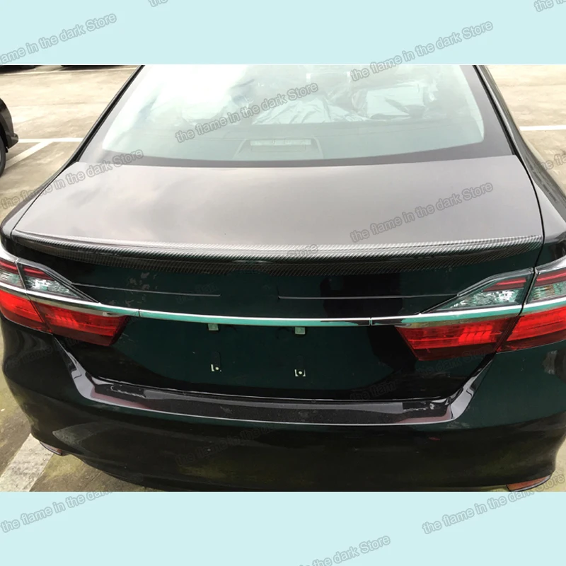Автомобильный задний спойлер из углеродного волокна lsrtw2017 abs для toyota camry 2012 2013 2014