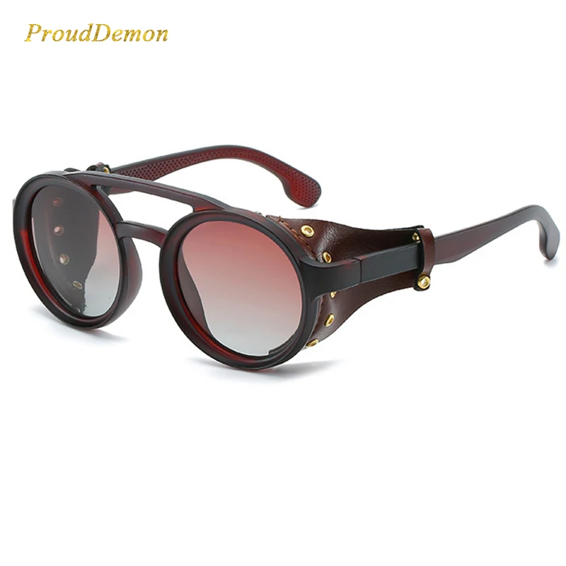 Мужские классические солнцезащитные очки Prouddemon винтажные круглые