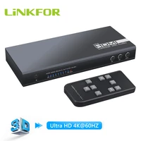 linkfor hdmi 2 0 audio extractor 4x1 hdmi splitter switch 4k hdmi adapter 4k60hz ultra hd optical toslink spdif 3 5mm audio