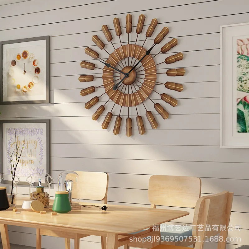 Новые бесшумные кварцевые настенные часы большой 3d современный дизайн