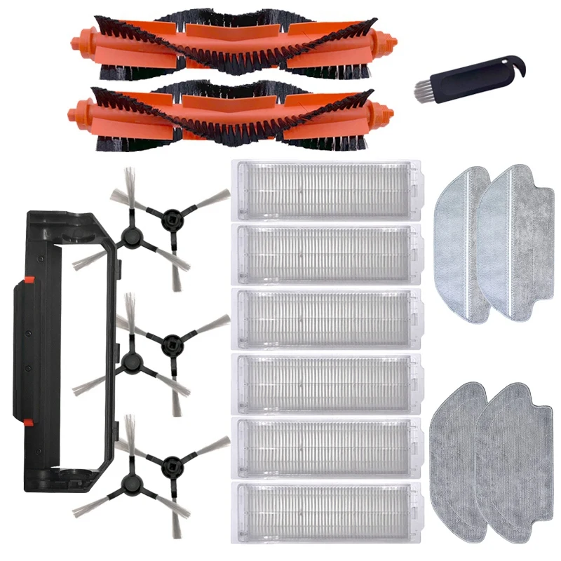 

Main Brush Hepa Filter Side Brush Mop Cloth for Xiaomi Mijia STYJ02YM for Viomi V2 PRO V3 SE V-RVCLM21B for Conga 3490