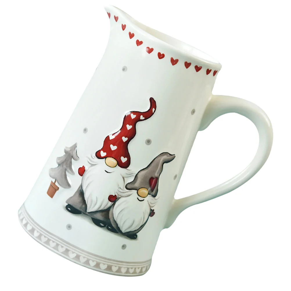

1PC Creative Christmas Water Kettle Nordic Large Capacity Ceramic Water Kettle