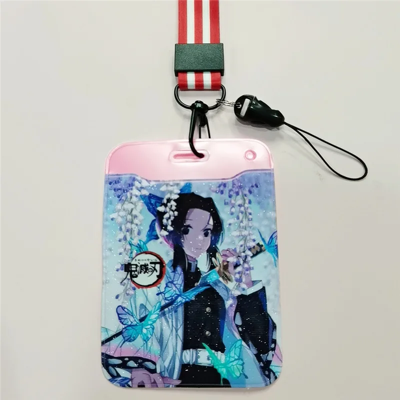 

Anime Demon Slayer Keychain Cartoon Kimetsu No Yaiba Figure Hand Strap Keyring Mobile Phone Cosplay Straps Badge Holder Charms