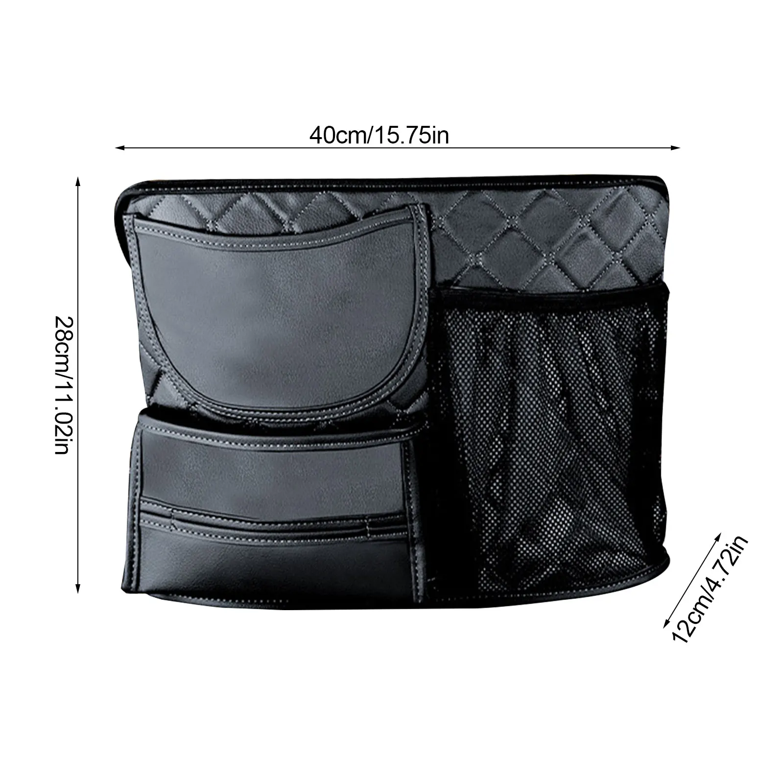 

Car Mesh Pocket Handbag Seat Back Organizer Pets Barrier